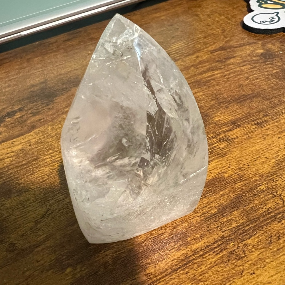 Clear Quartz Flame